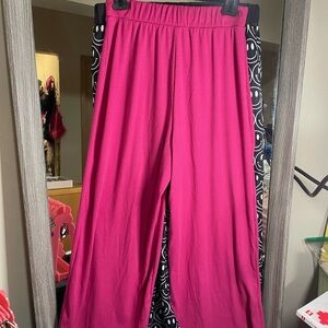 Dressed in LALA Pink Wide-Leg Pants